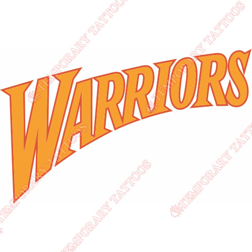 Golden State Warriors Customize Temporary Tattoos Stickers NO.1008